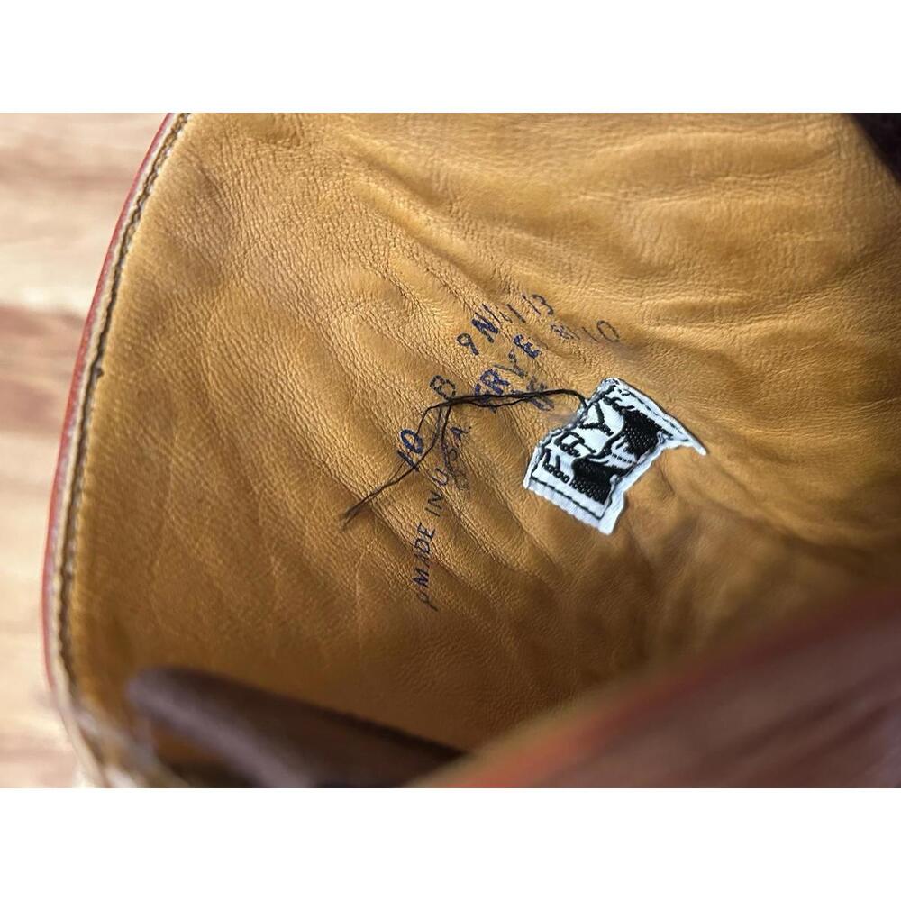 Frye Women's Tall Leather Boots in Cognac Brown - Picture 10 of 13